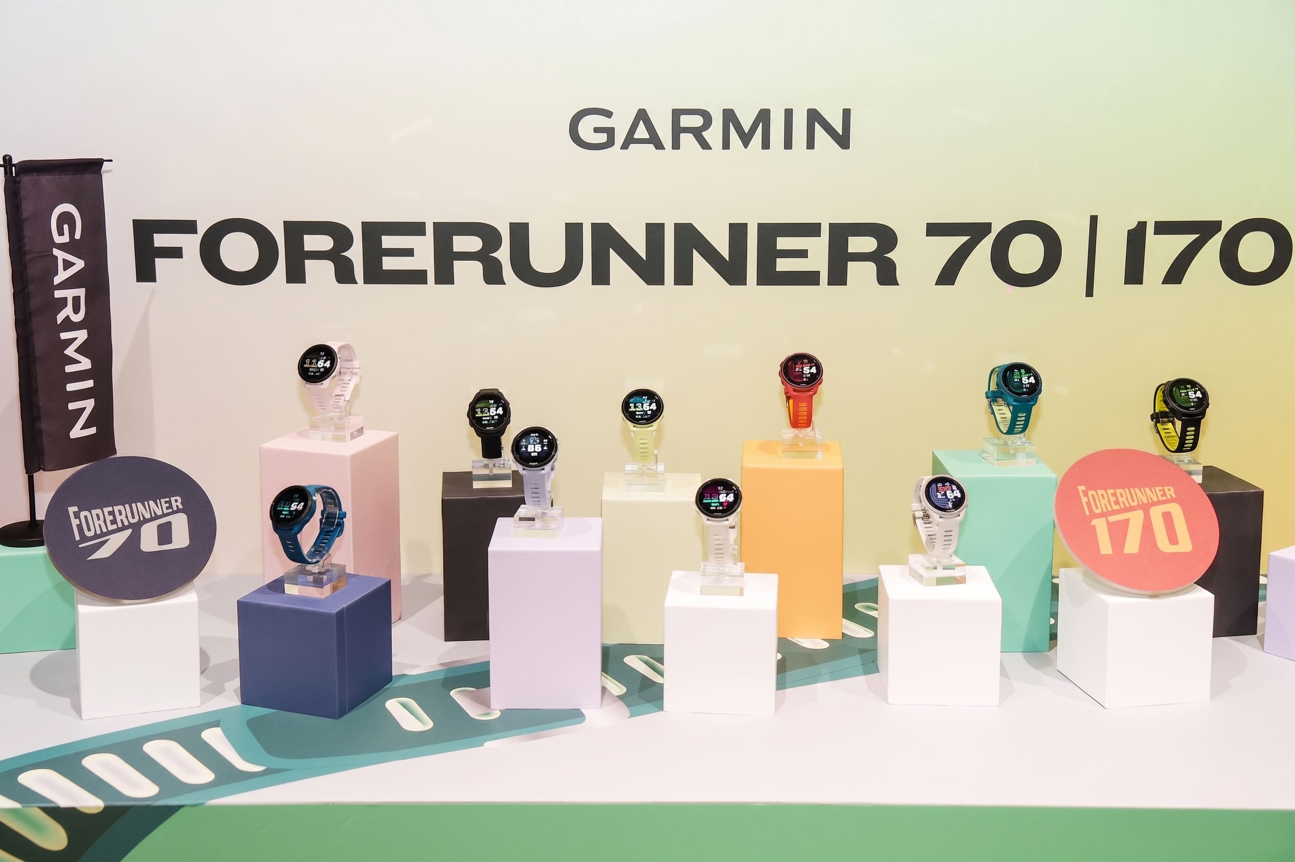 Garmin Forerunner 70/170 十色多巴胺配色,跑不動用走的也行